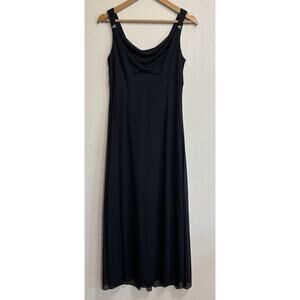 Vintage Alex Evenings Women's Size 10 Petite Black Evening Gown Dress Classic